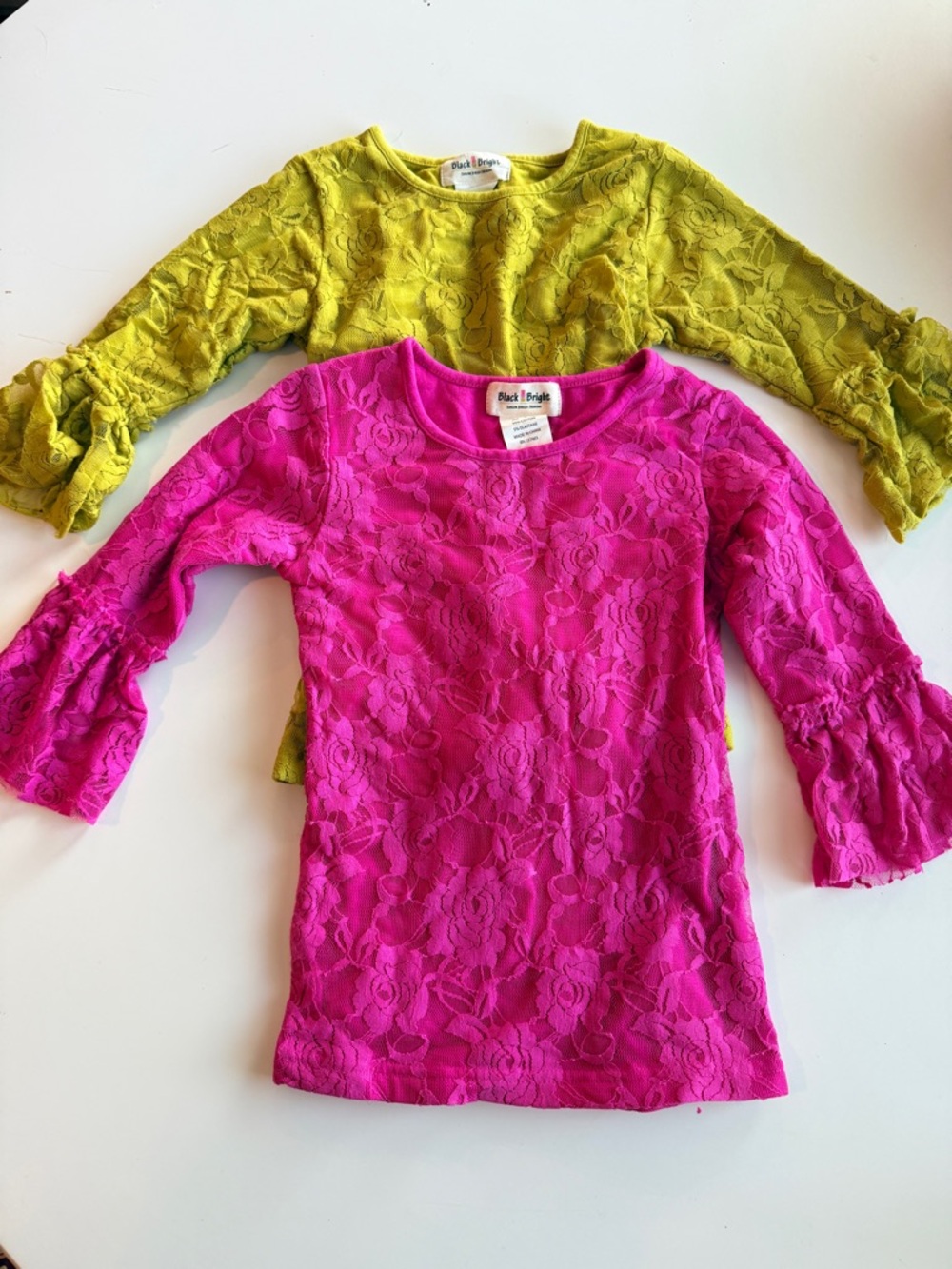 Taylor Joelle Designs - Lace Bell-Sleeve Tops - Size 6